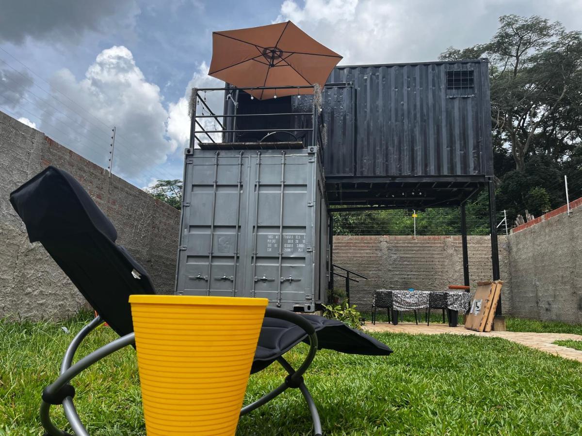 Container-Spa Quente, Projetor Cine, Lareira, Churrasqueira-20Km De Brotas Torrinha Bagian luar foto